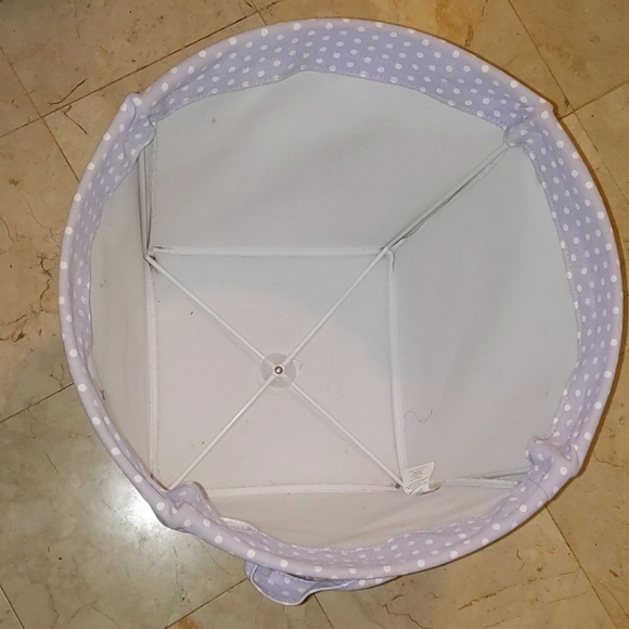 PBK Large Canvas Storage, Lavender Dot